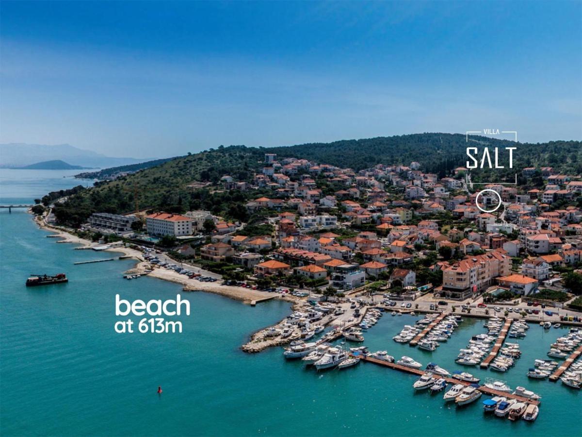 Villa Salt - 10 People, Heated Pool, Trogir, Near Beach & Split Airport Екстериор снимка